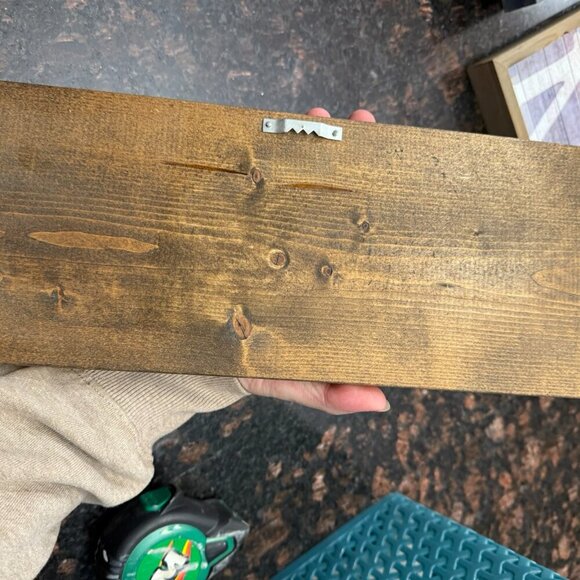 JOY handmade sign with wall hanger - Picture 2 of 5